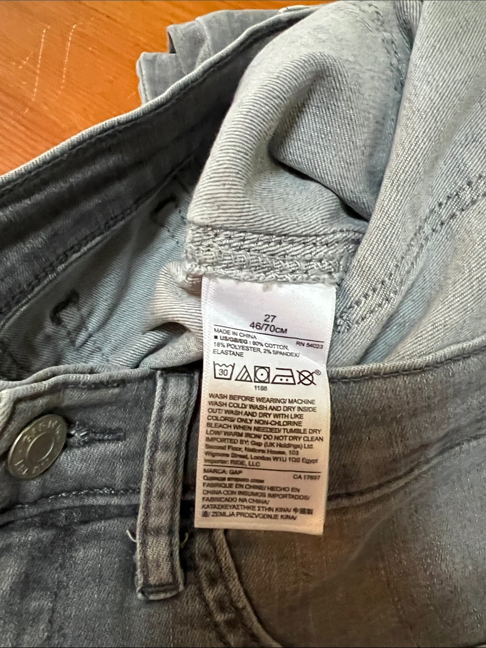 EUC Gap Easy Legging size 27 cropped length - Picture 8 of 8